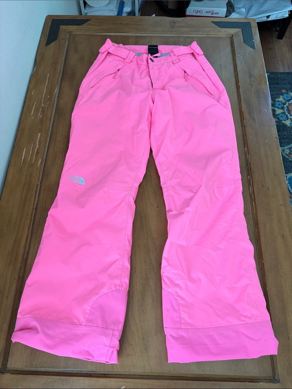The North Face HyVent Kids Bright Pink Ski snowboarding Pants Size Large
